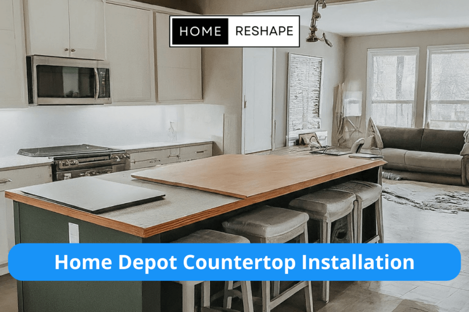 Charge for Home Depot countertop installation and setup