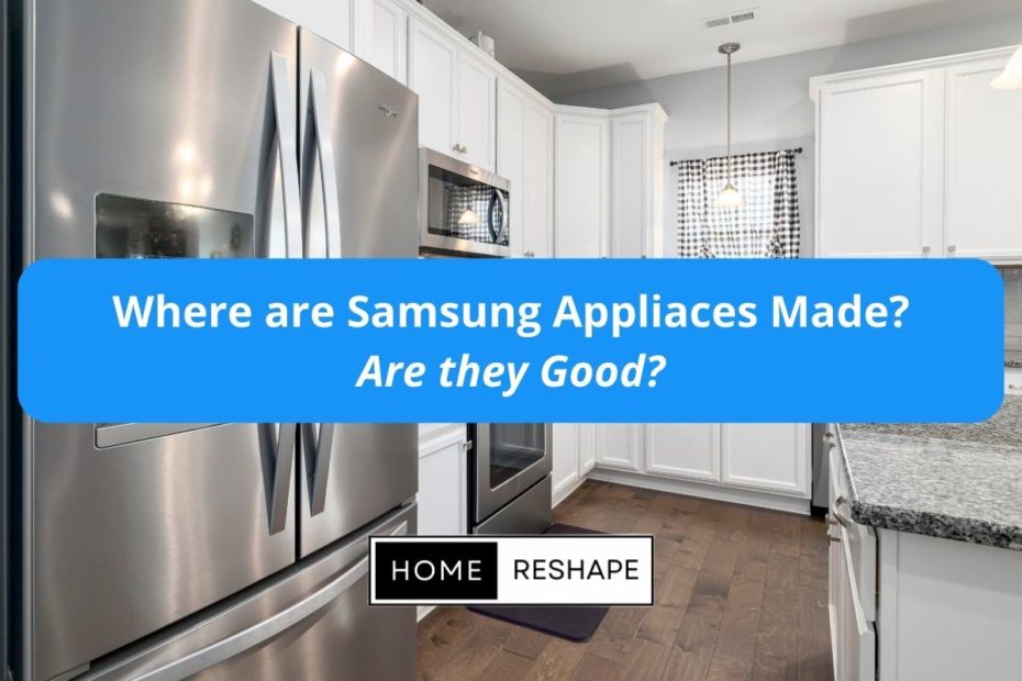 Samsung appliances manufacturing - refrigerators, ranges, and dishwashers on display