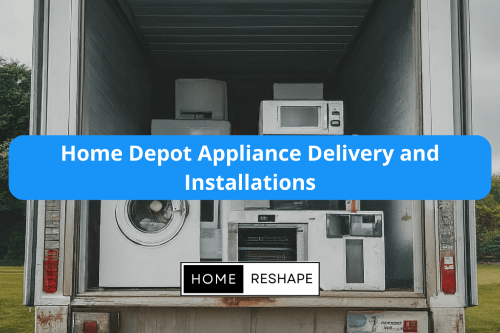 how much does home depot charges for appliance delivery, setup and installations